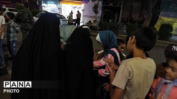 موکب جبهه فرهنگیان نیشابور در هشتاد و هفتمین شب از اجتماعات مردمی نیشابور 