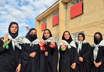 راهپیمایی باشکوه ۱۳ آبان در صالح‌آباد