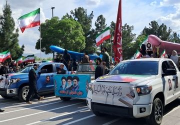 حضور گسترده مردم کرمانشاه در رزمایش جانفدا برای ایران امام رضایی