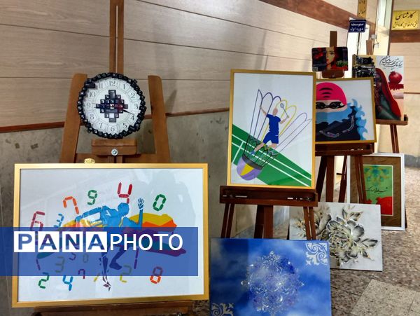 برپایی نمایشگاه دست سازه‌های دانش‌آموزی در ورامین