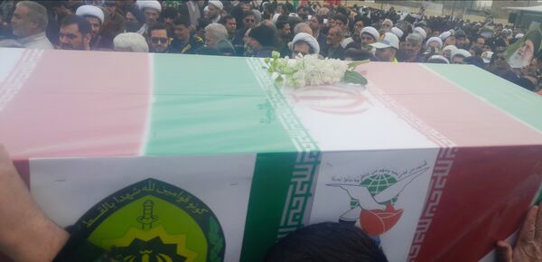 تشییع پیکر دو شهید مدافع وطن در قم 