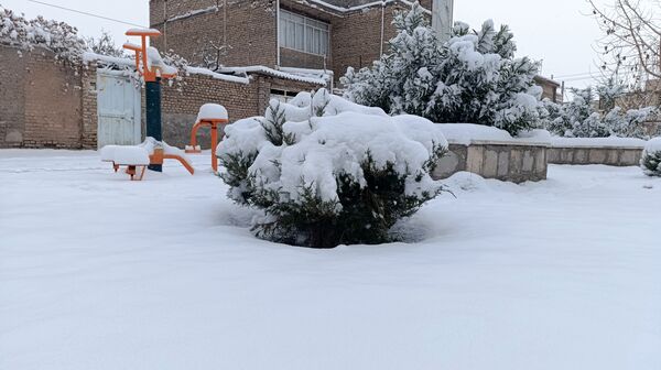 بارش زیبای برف پاییزی در شهرستان نیشابور 