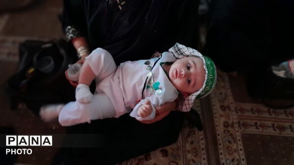  مراسم باشکوه شیرخوارگان حسینی در مسجد جامع درگزین