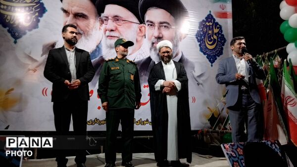 مراسم جشن عروسی دو زوج اهری همزمان با عید سعید غدیر خم 