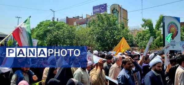 خروش مردم انقلابی قم در اعلام انزجار از جنایات رژیم صهیونیستی 