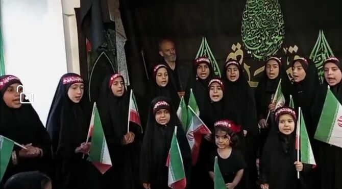 محفل عزاداری دانش آموزی در آستان مقدس امامزادگان شهر کهک