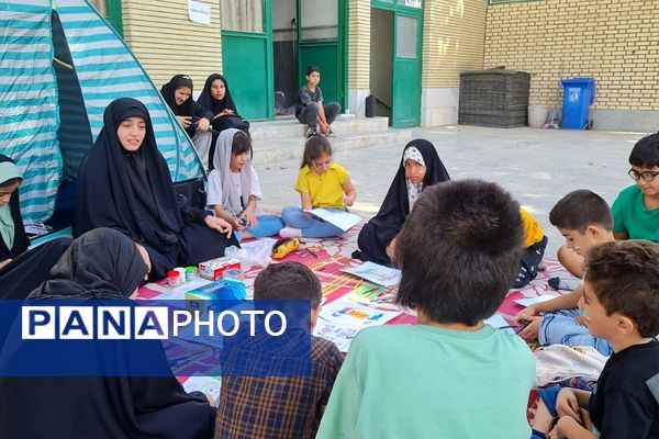 برگزاری رزمایش سراسری بسیجیان در پایگاه مسجد جامع آبسرد