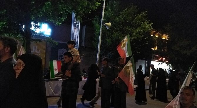 هشتاد و پنجمین شب از شب‌های مقاومت نیشابور در قاب پانا 