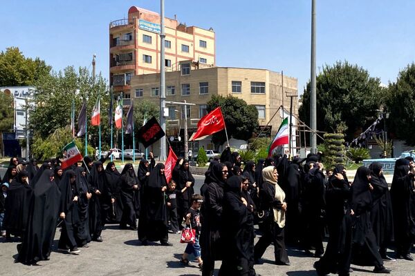راهپیمایی جاماندگان اربعین با حضور پرشور مردم پیشوا