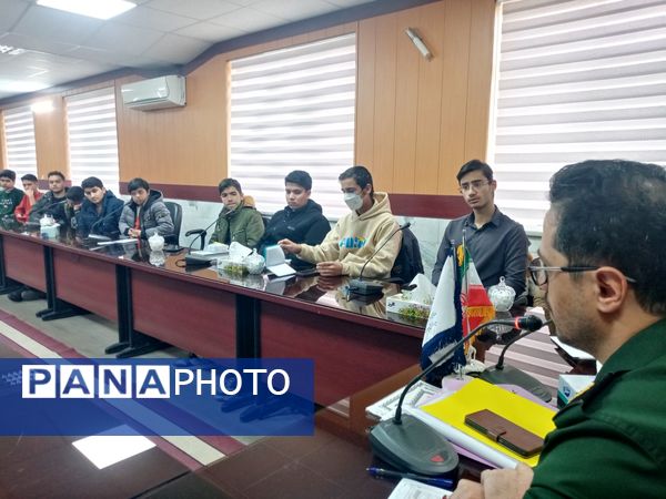 جلسه کمیته پشتیبانی بسیج دانش آموزی حوزه امام جعفر صادق علیه السلام