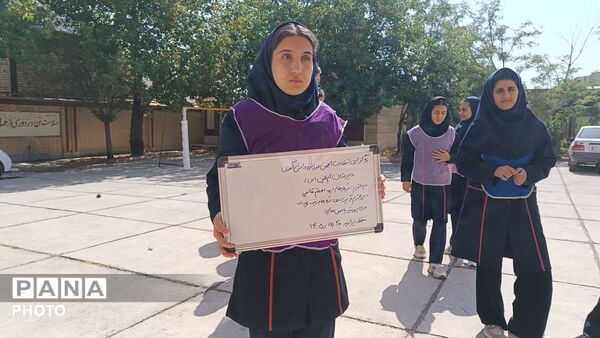 انتخابات ورزشی دانش‌‌آموزی در دبیرستان ام‌ البنین منطقه بیرانوند