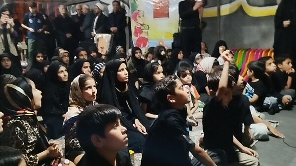 کودکان حسینی در موکب غنچه‌های حضرت علی اکبر(ع)