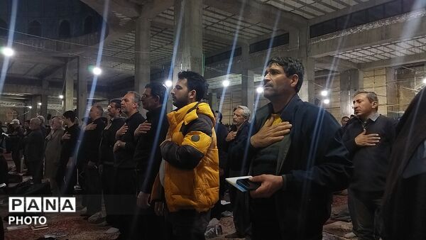 مراسم شب ۲۳ ماه رمضان در مسجد جامع نیشابور 