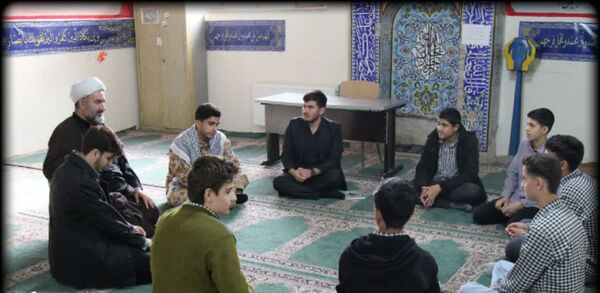 جلسه شورای محوری بسیج دانش‌آموزی در مدرسه علوی 2 شهرستان قدس