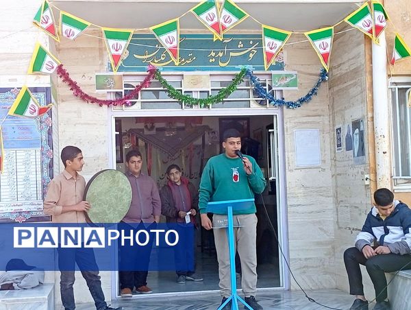 مراسم میلاد حضرت ابوالفضل(ع) در دبیرستان میثاق