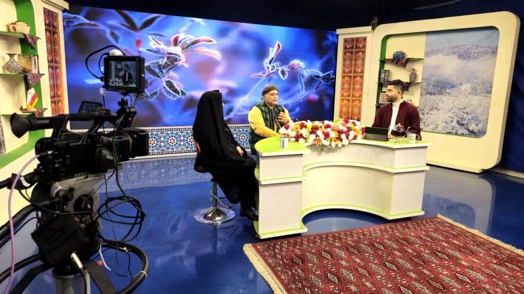 حضور مدیرکل بهزیستی گلستان به همراه داور جشنواره کاسپین در صدا و سیما گلستان