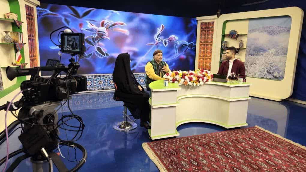 حضور مدیرکل بهزیستی گلستان به همراه داور جشنواره کاسپین در صدا و سیما گلستان