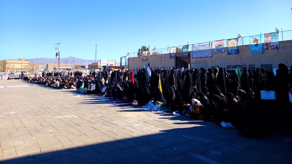 نمایش اقتدار بسیج در شهرستان خلیل آباد