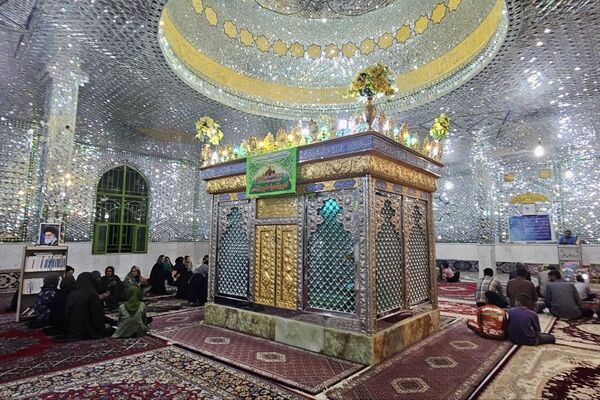 مراسم عید  غدیر در امامزاده شان آباد با حضور بخشدارقلقلرود  