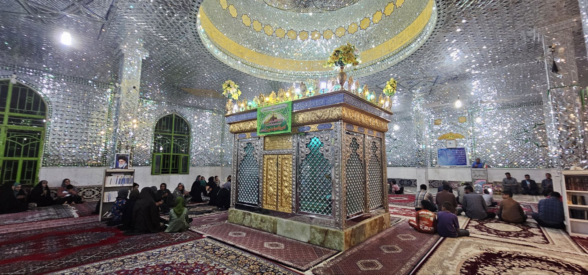 مراسم عید  غدیر در امامزاده شان آباد با حضور بخشدارقلقلرود  