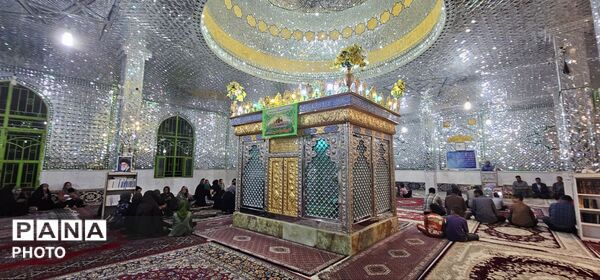 مراسم عید  غدیر در امامزاده شان آباد با حضور بخشدارقلقلرود  