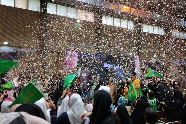 اجتماع مردم غیور شهرستان اسلامشهر برای بیعت با حضرت مهدی موعود (ع)
