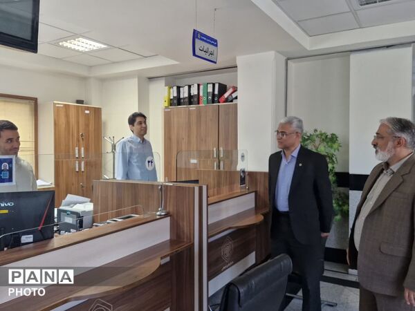حضور فرماندار شهرستان بیرجند در اداره تامین اجتماعی منطقه یک 