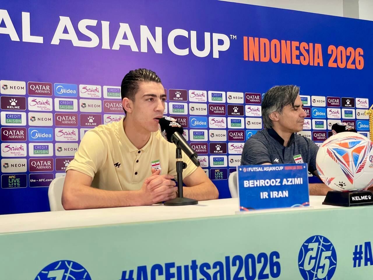 عظیمی: هدف ایران فقط قهرمانی است 