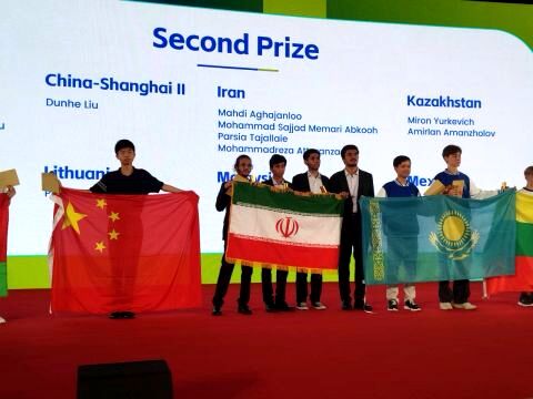 کسب رتبه دوم تیم المپیاد ریاضی ‌ایران در کمپ علمی آموزشی چین ‌
