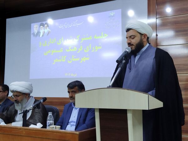 جلسه مشترک شورای اداری و شورای فرهنگ عمومی شهرستان کاشمر