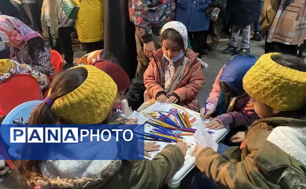 غرفه کودک هیئت انصارالحسین (ع) در جشن نیمه شعبان آزادشهر