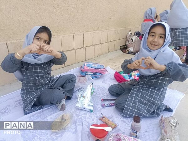 اردوی دبستان شهید نجاتی در پارک بانوان مهردشت ابرکوه