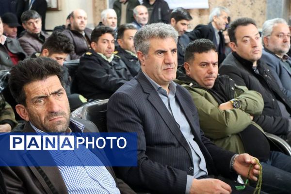 مراسم یادبود پنجمین سالگرد شهادت حاج قاسم سلیمانی در شهرستان سرعین 