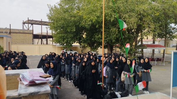 نواخته شدن زنگ مهر در مدارس شهرستان خلیل‌آباد 