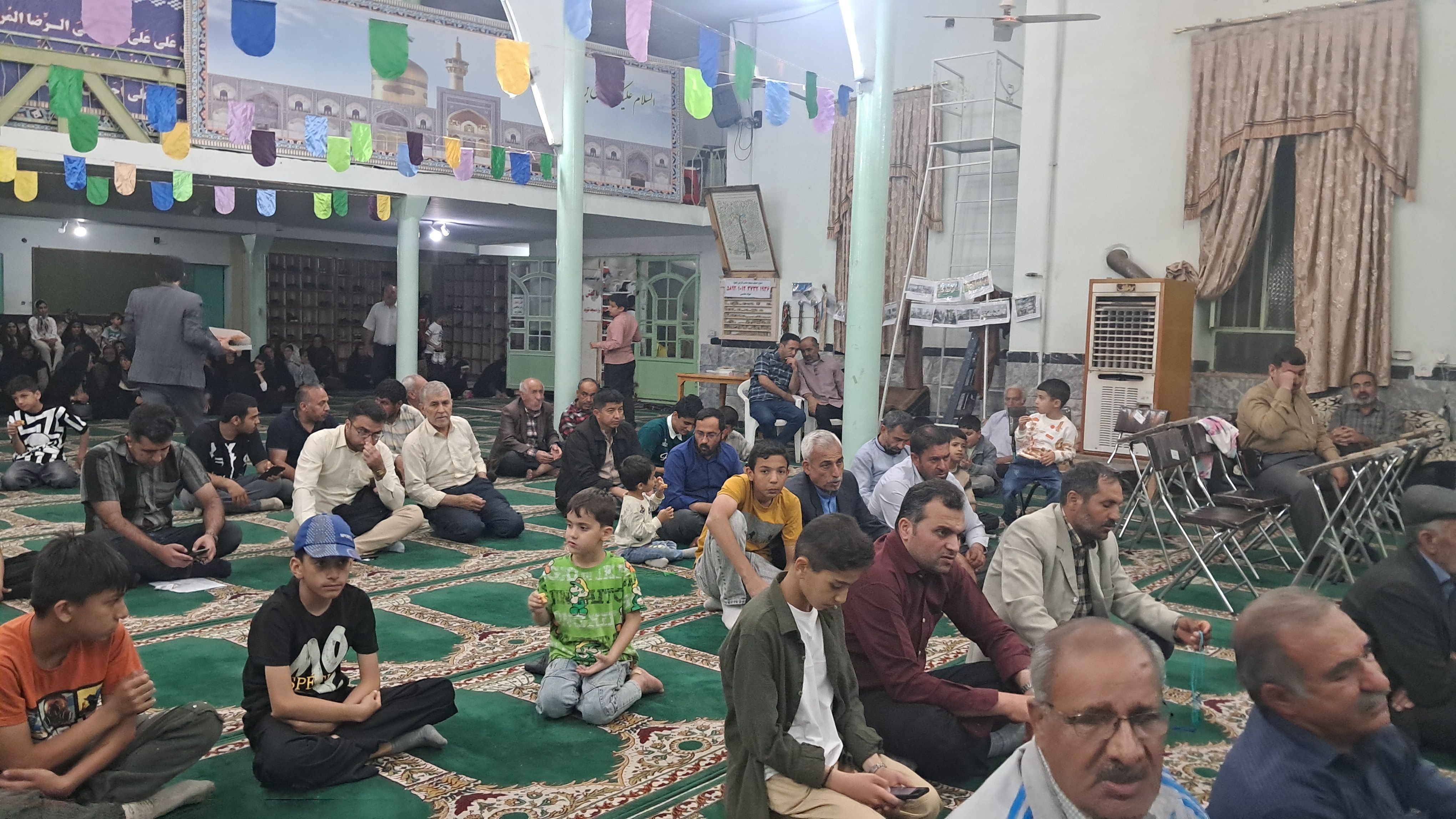 برگزاری جشن میلاد امام رضا(ع) در مسجد صاحب الزمان آشخانه 