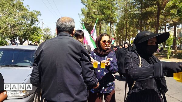 گذری بر موکب هیئت جوانان چهارده معصوم(ع) در پیاده روی جاماندگان اربعین حسینی نیشابور‌ 