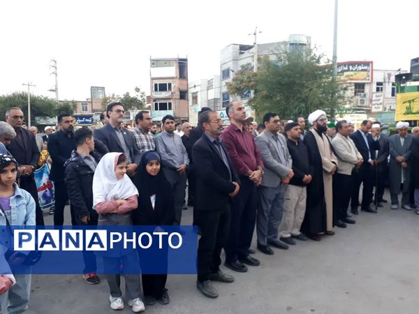 تجمع باشکوه مردم آشخانه در محکومیت اسرائیل و ترور شهید سیدحسن نصرالله 