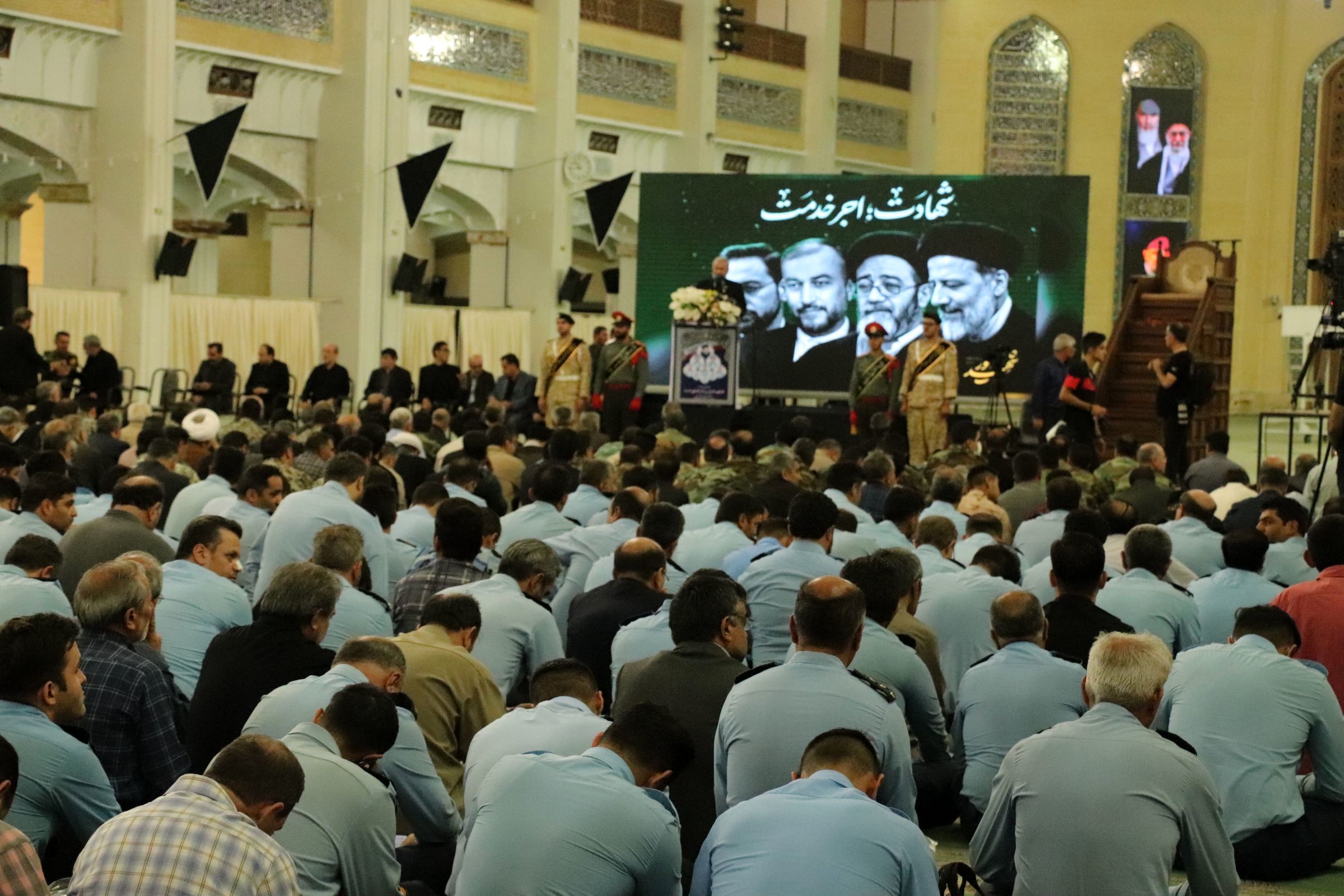 مراسم گرامیداشت چهلم شهدای خدمت در تبریز 