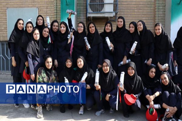 هفته تربیت‌بدنی با شور و انرژی در دبیرستان شاهد مرضیه 