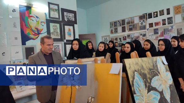 نمایشگاه ماها در هنرستان بصیرت آشخانه