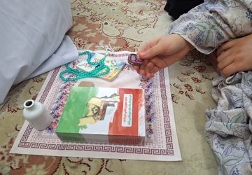 حال و هوای پایان اعتکاف دانش‌آموزی مسجد امام حسن مجتبی (ع)