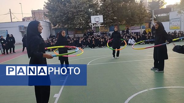 افتتاحیه المپیاد ورزشی در دبیرستان مستوفق