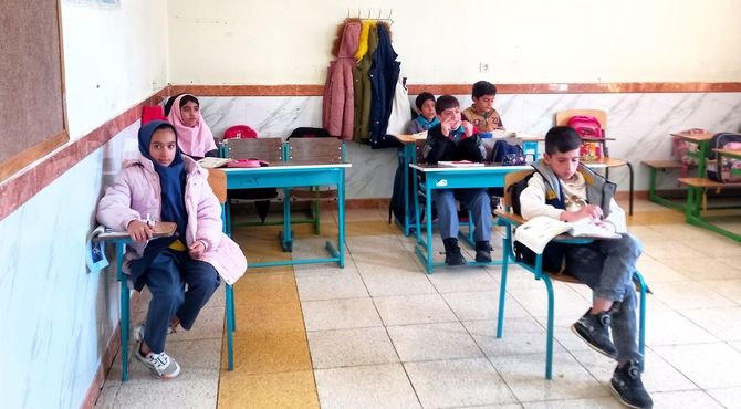 روایت یک روز مدرسه‌ای در عمار قلعه‌تک