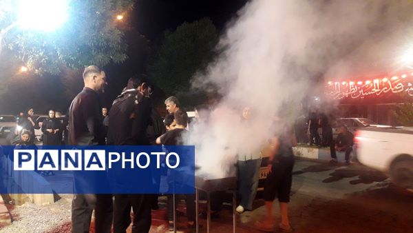 خدمت‌رسانی موکب ریحانه الحسین شهرستان شازند