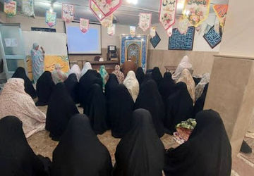 ضیافت افطاری در آموزشگاه نرجس خاتون شهر رزوه