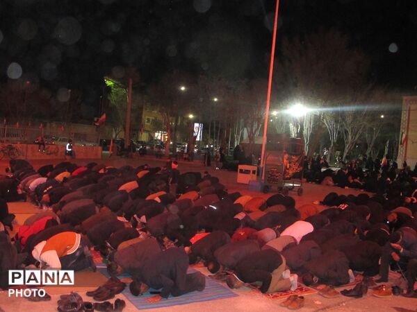 نماز پر فضیلت استغاثه امام زمان (عج) در شهر کیان 