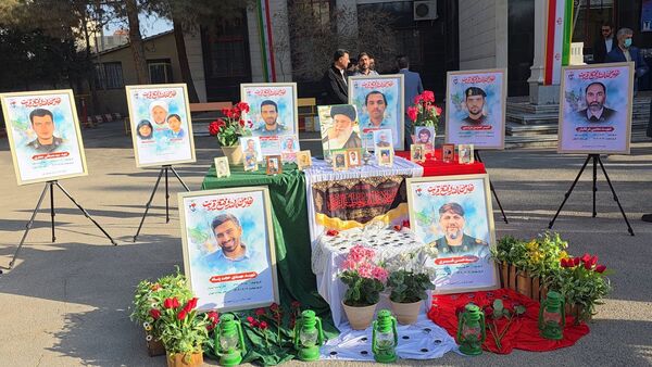 آیین نواختن زنگ پدافند غیرعامل در ناحیه شش مشهد