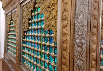 گزارش غبارروبی آستان قدس امام‌زاده سید محمد دیباج