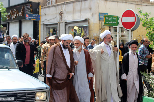 اعلام انزجار مردم قم از جنایات رژیم صهیونیستی در جمعه خشم