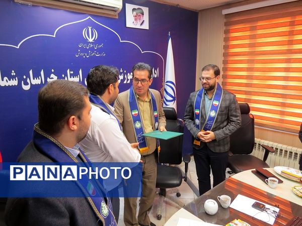 جلسه شورای برنامه‌ریزی سازمان دانش‌آموزی در اداره‌کل آموزش پرورش خراسان شمالی